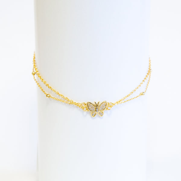 Fashion Anklet - 21 Butterfly