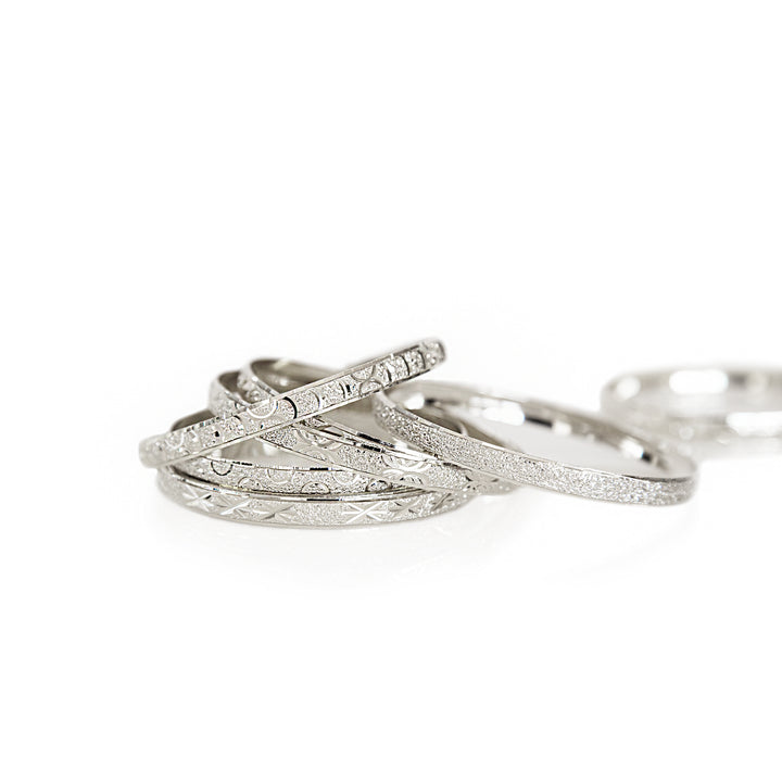 Silver Bangle - 6mm – Joy Jewelry