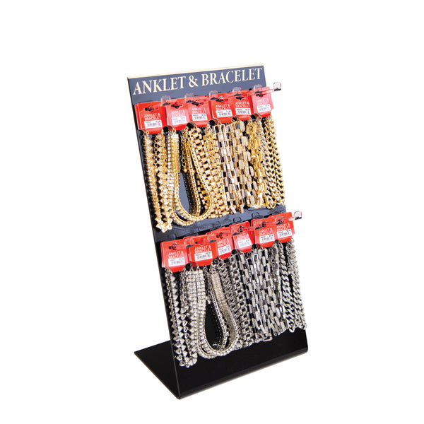 CUBIC ANKLET [Gold & Silver] - Counter Top