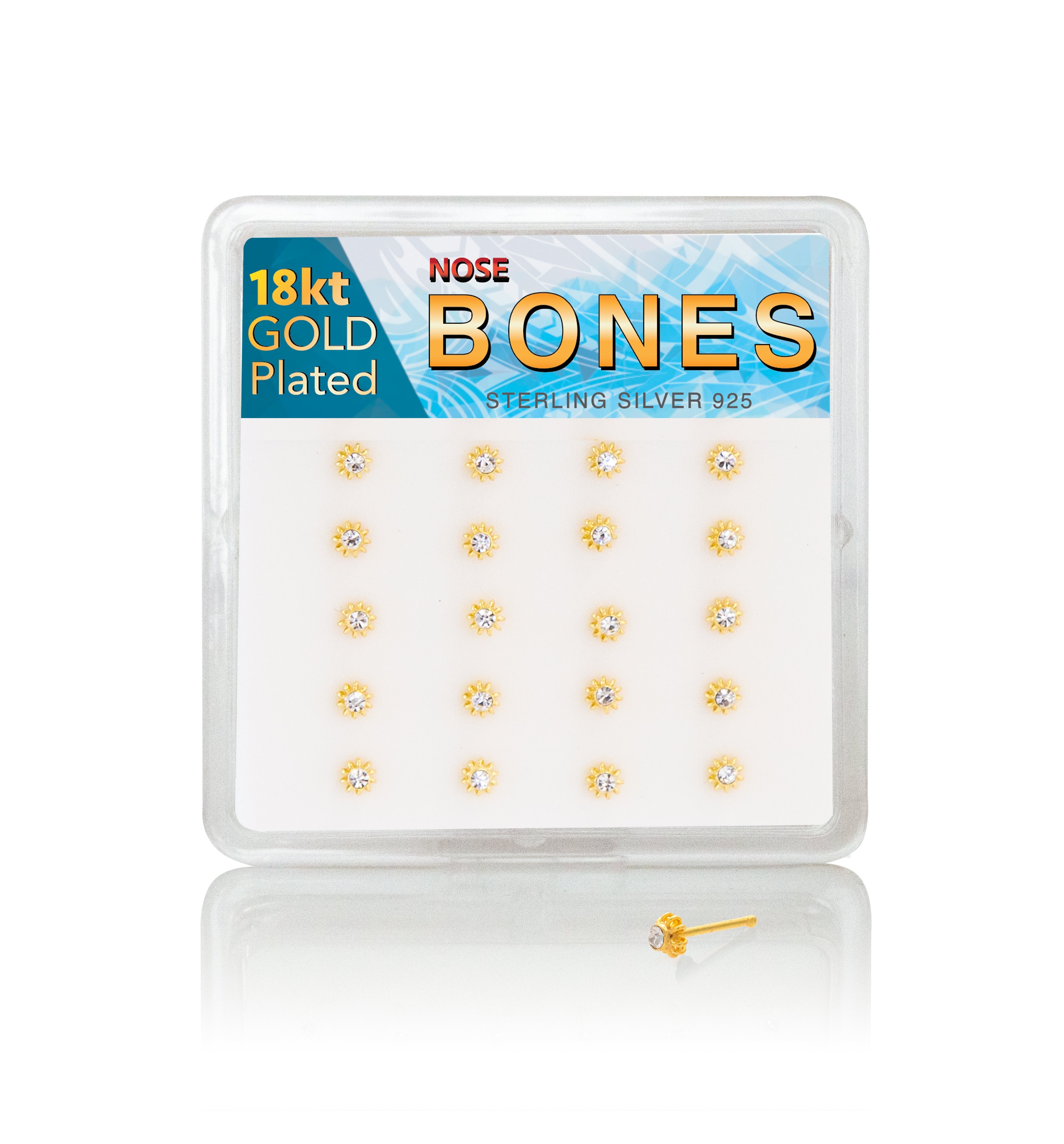 SUN - Silver Sun Nose Bone