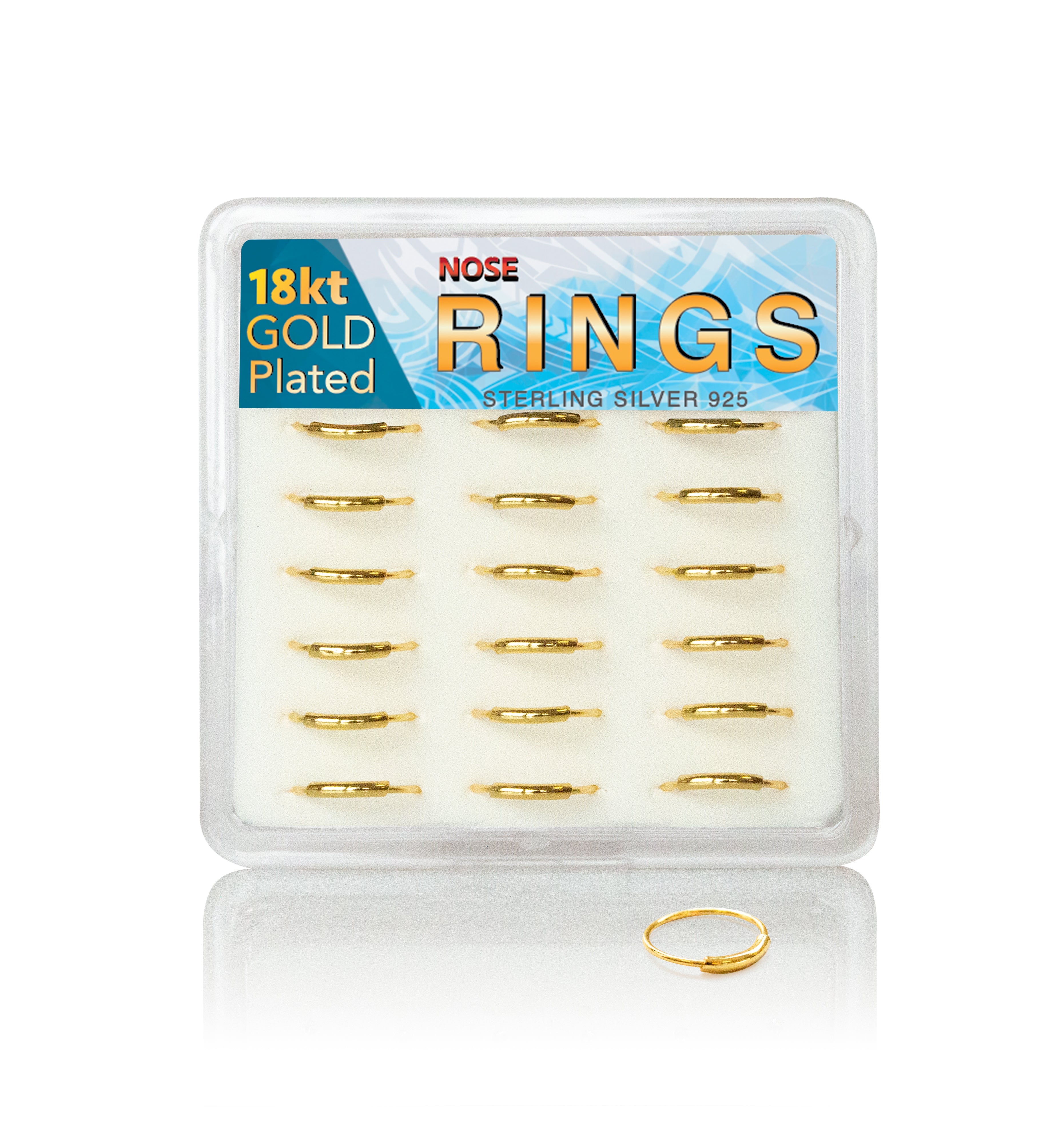 HSP - Silver Plain Nose Ring
