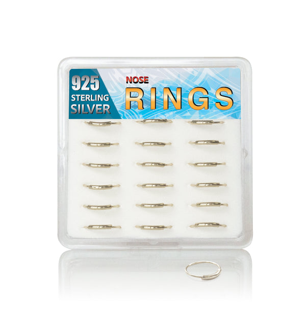 HSP - Silver Plain Nose Ring