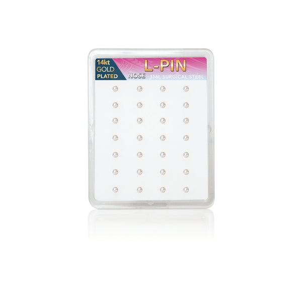 LGR20 - Clear Cubic Gold (20mm)