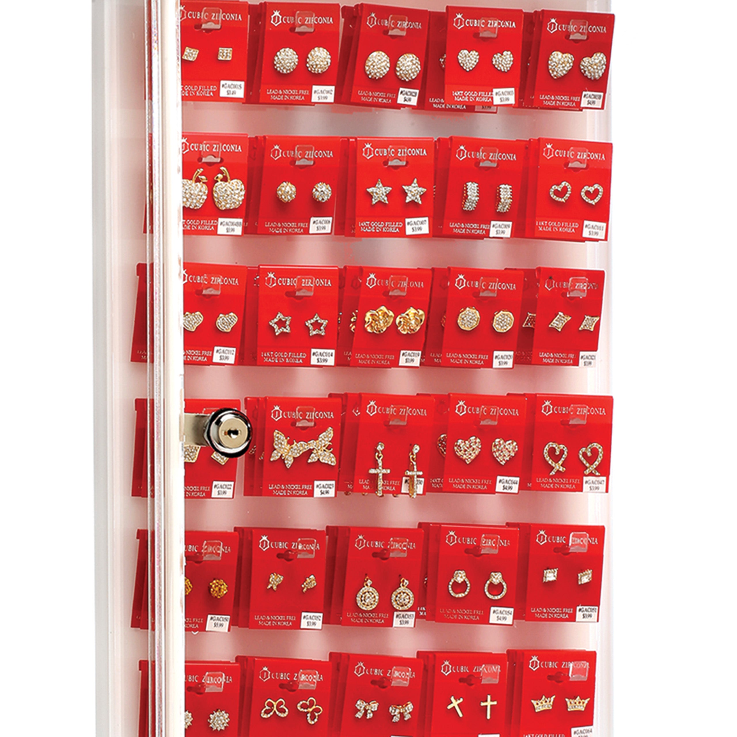 18" AUSTRIAN CRYSTAL EARRING DISPLAY SET