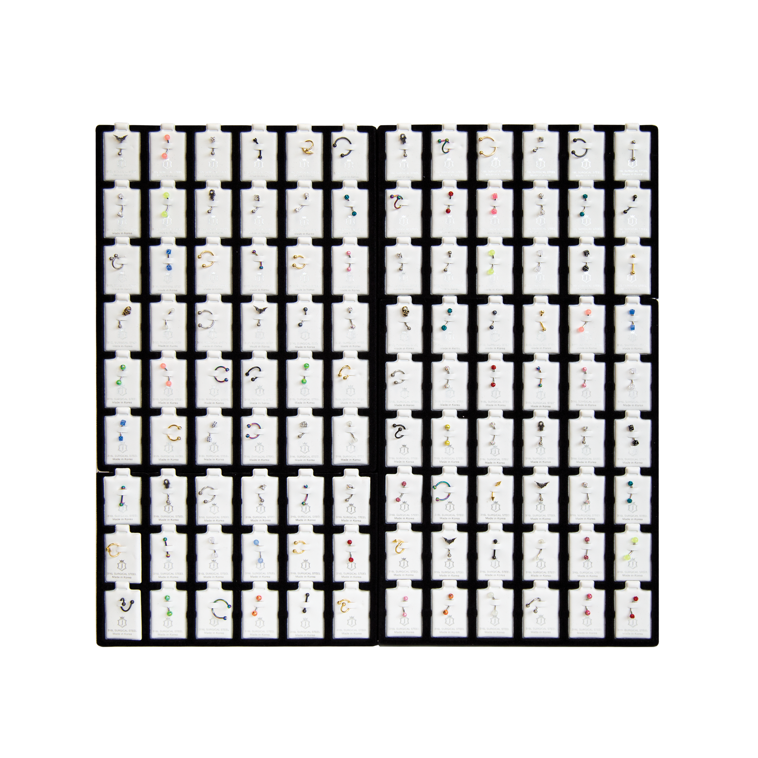 6 Sides Insert Set - Body Jewelry