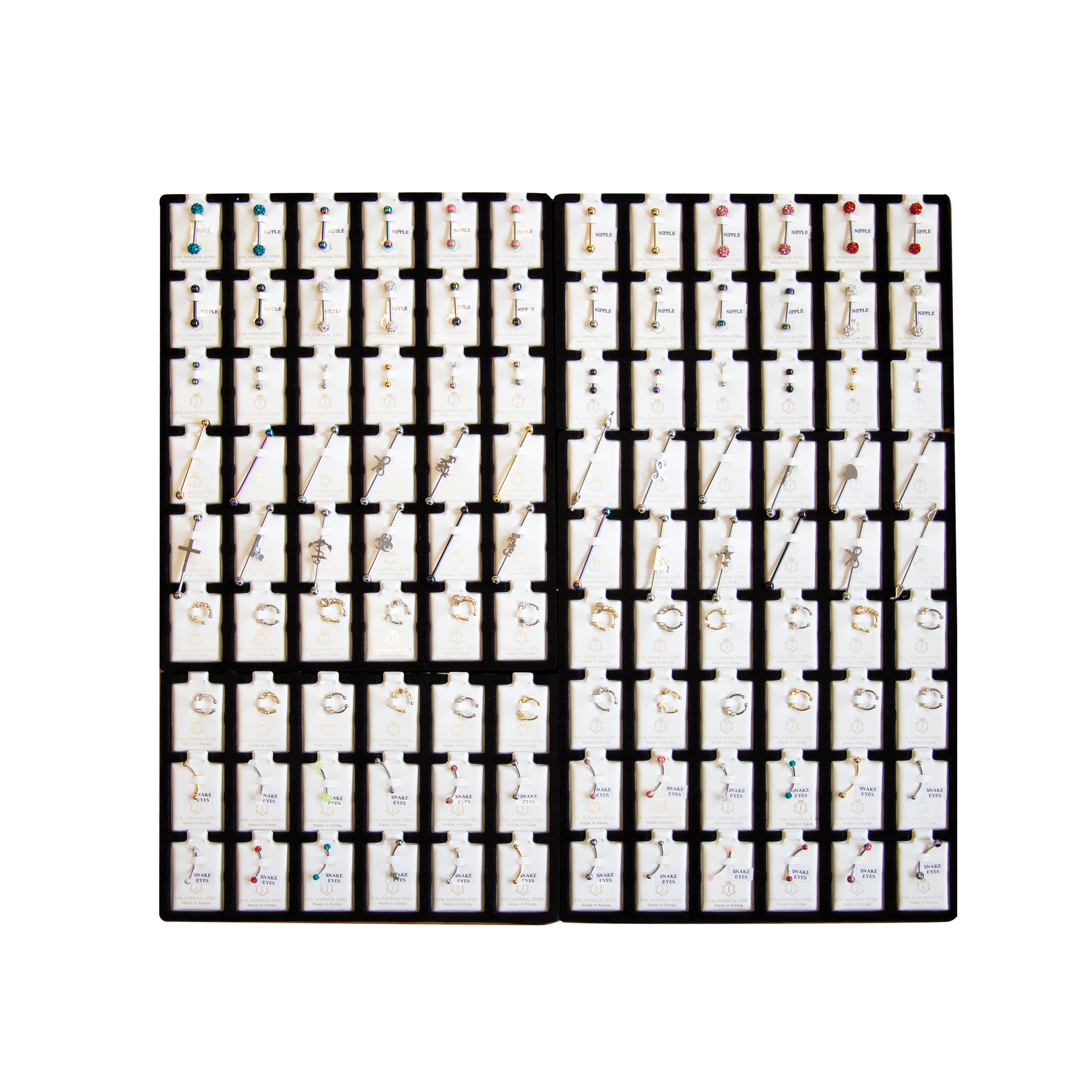 6 Sides Insert Set - Body Jewelry