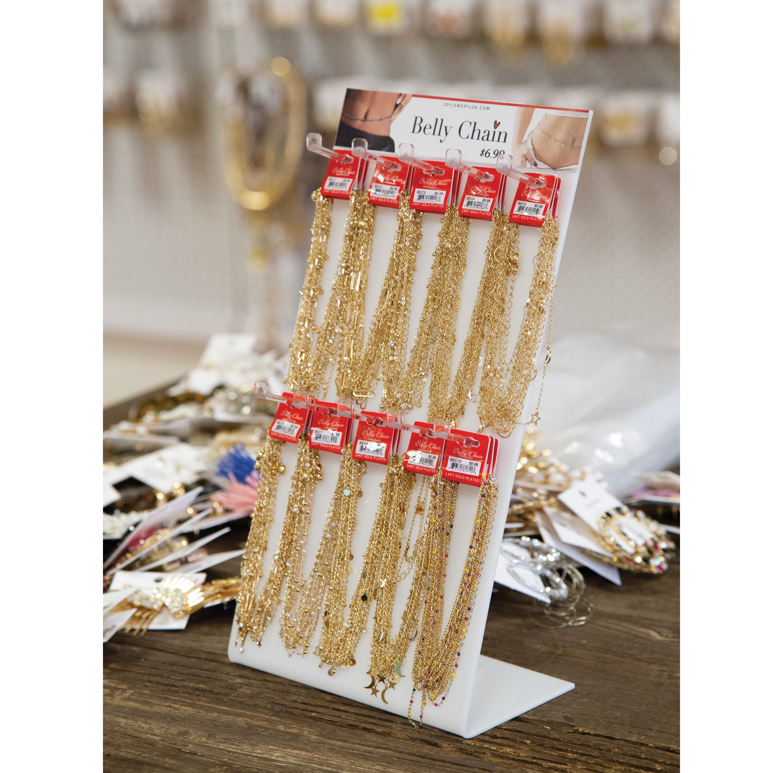 COUNTER TOP - BELLY CHAIN 30pcs Set