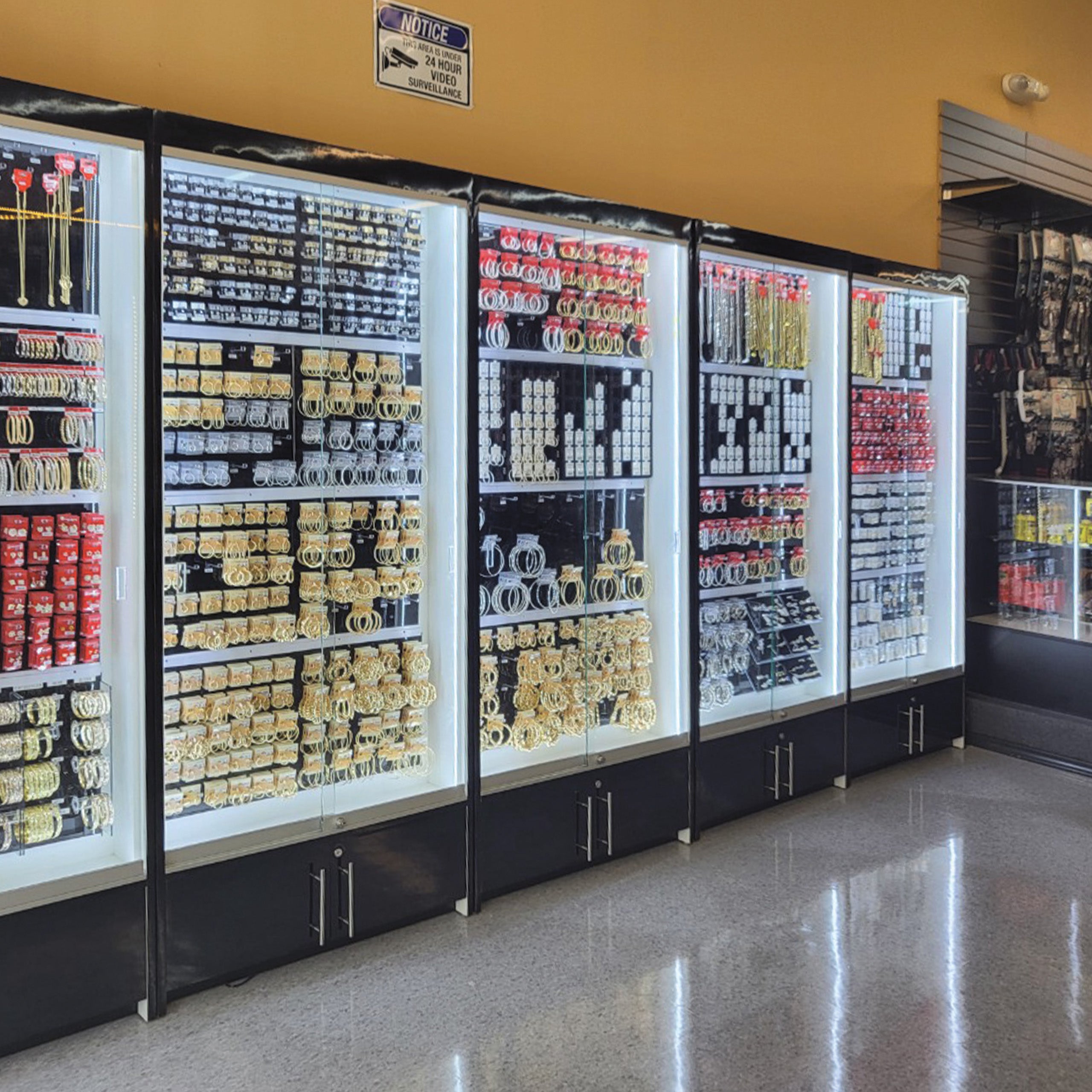 Wall Cabinet : 80" & 63" BLACK