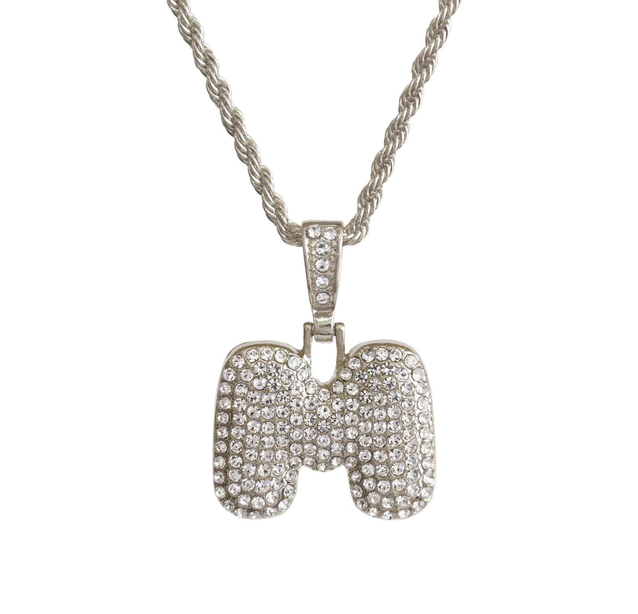 Bubble initial hotsell necklace