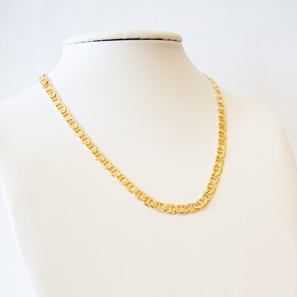 CHAIN NECKLACE - Marine Textured  20"