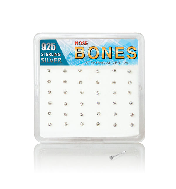 CL20 - Silver Clear Cubic 2.0mm Ball - Pin