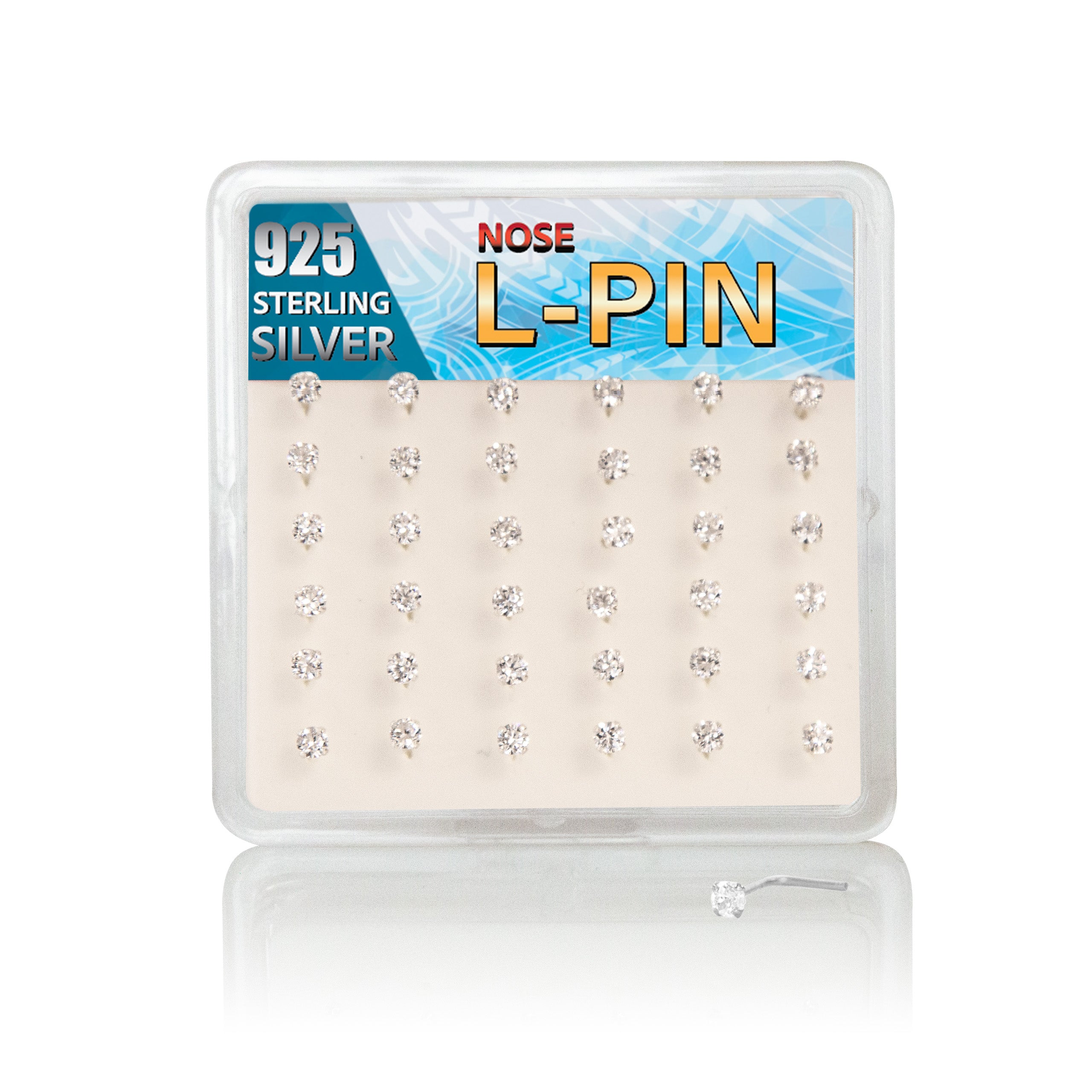 GCLP25 - Gold Clear Cubic 25mm