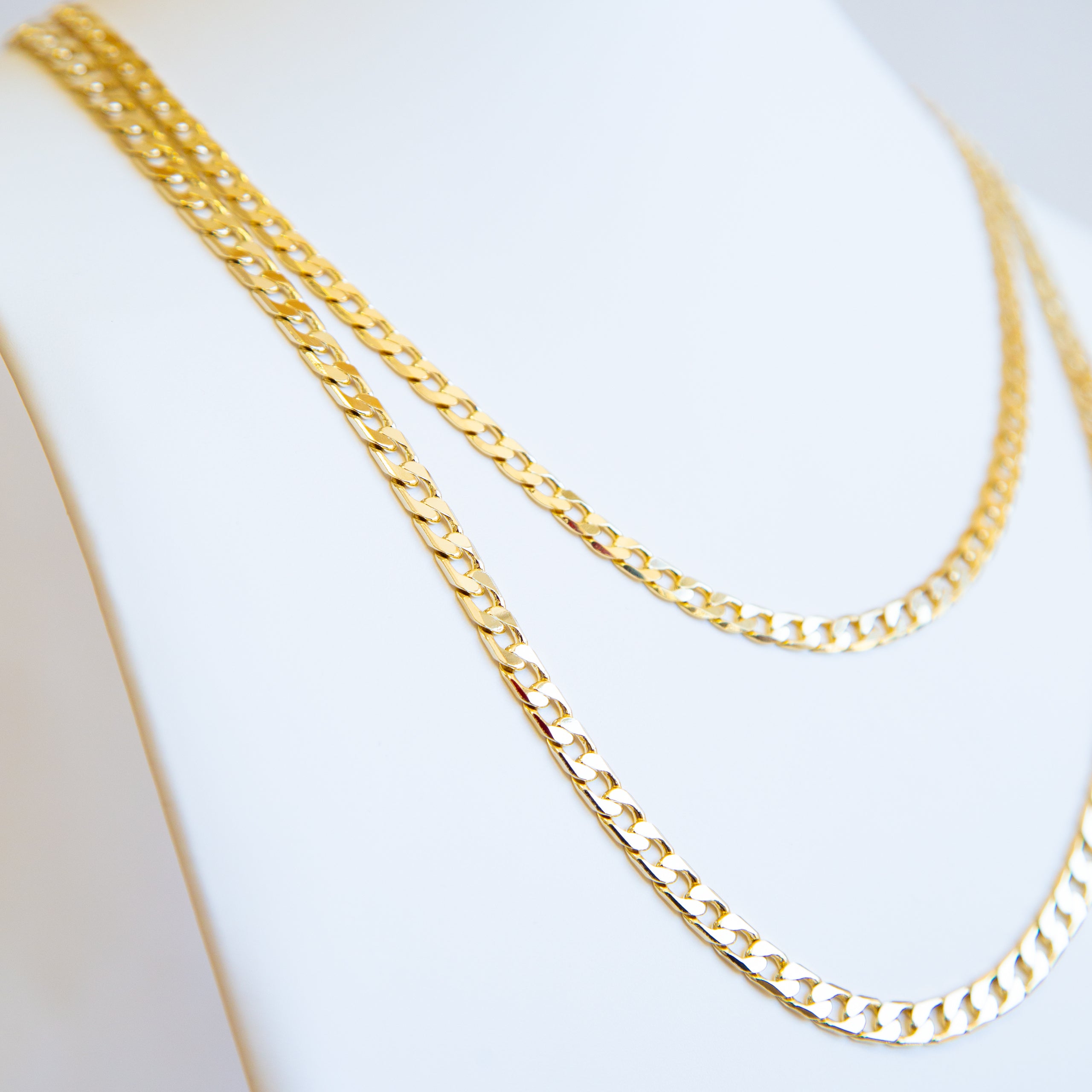 CHAIN NECKLACE - Cuban Dia Cut 20", 30"
