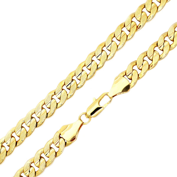 CHAIN NECKLACE - Cuban Double Sided 24"