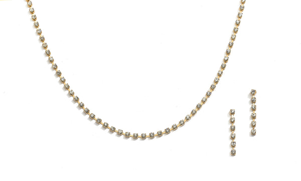 RHINESTONE GOLD SET - GCS01
