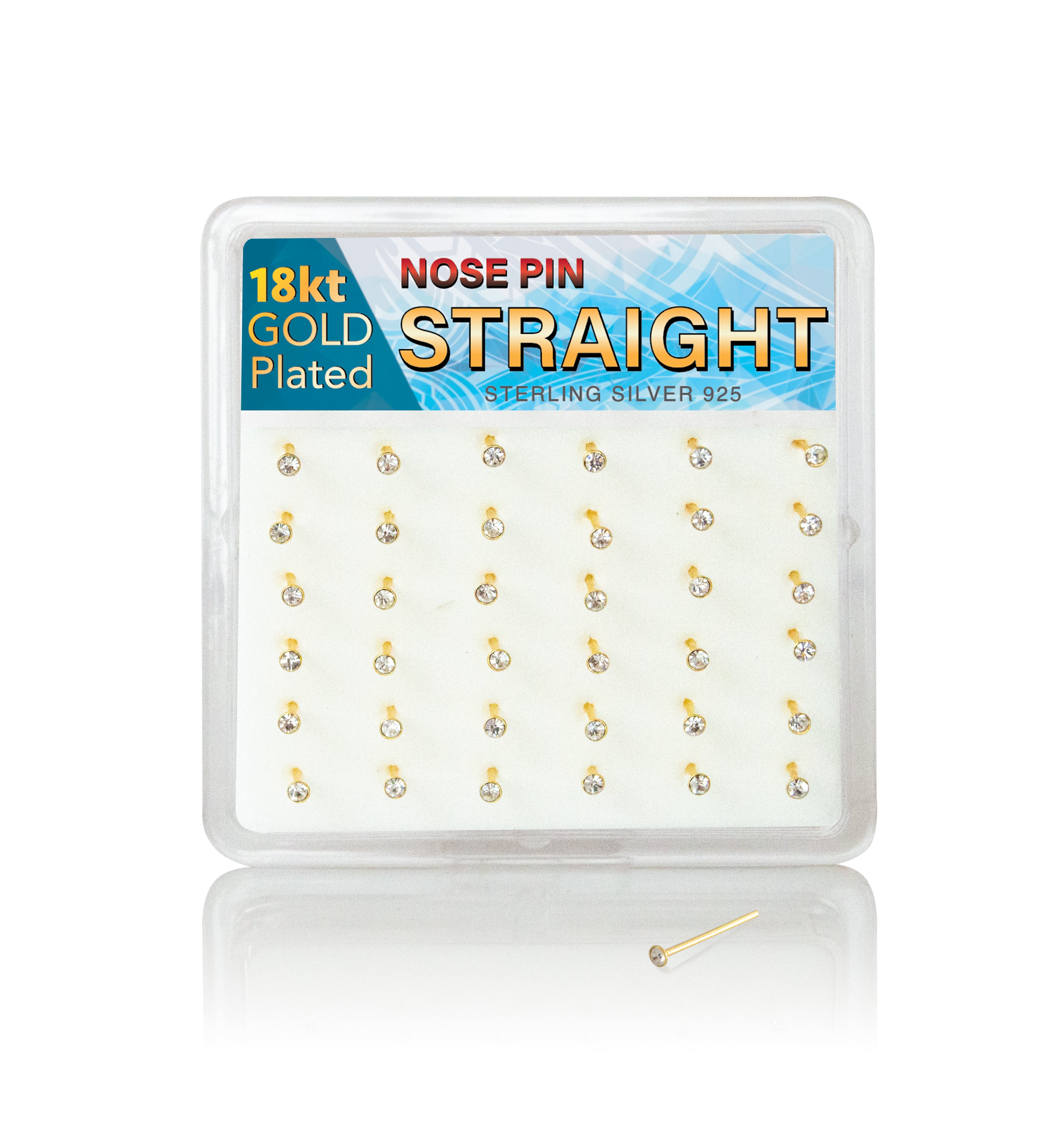 GSTR - Gold Nose Straight Pin