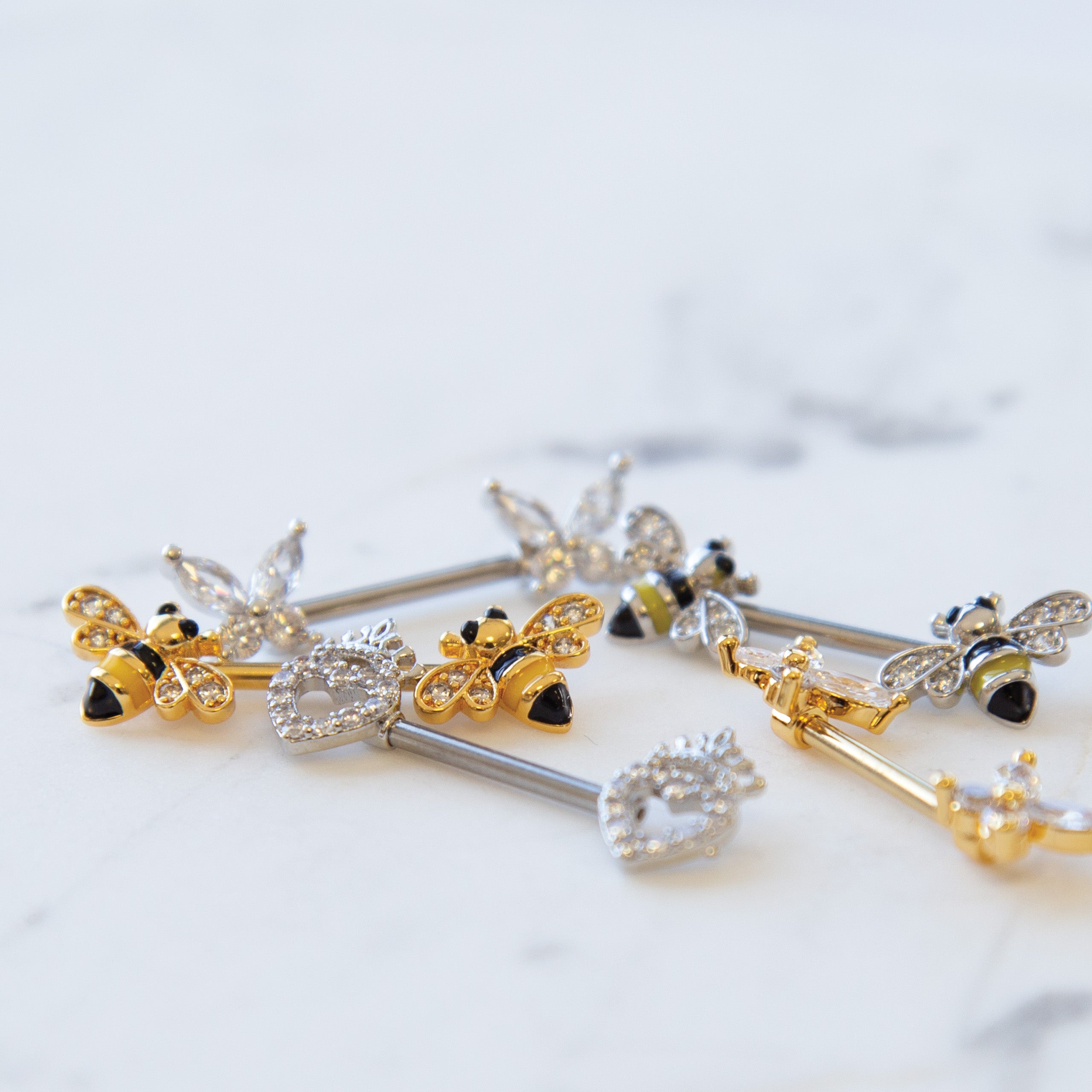 BJ- Nipple Design Pave Mix