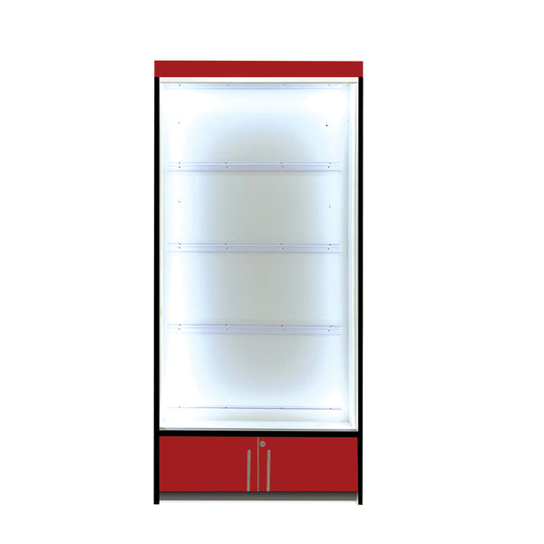 Wall Cabinet : 80" & 63" RED