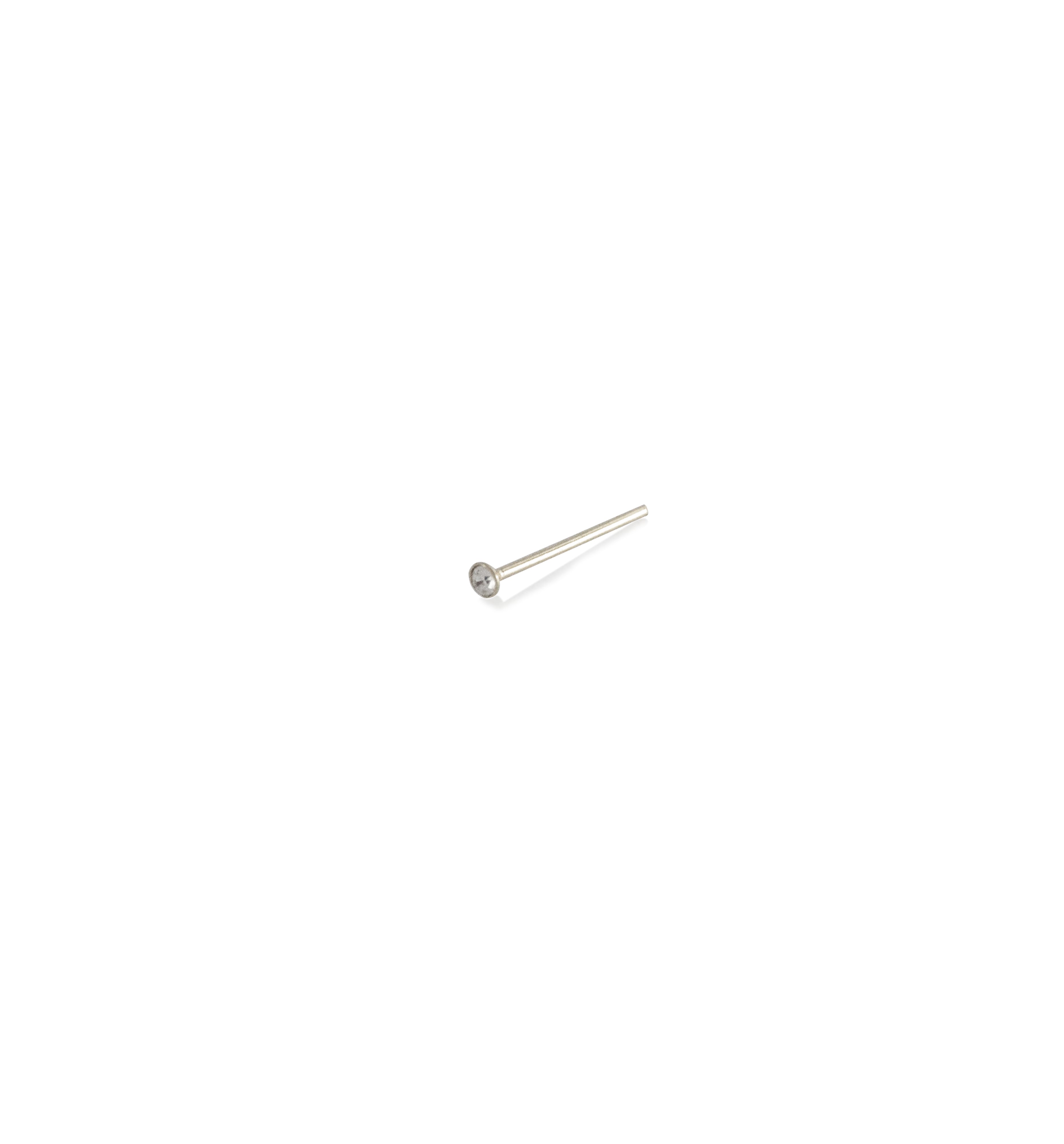 STRCL - Silver Straight Nose Pin